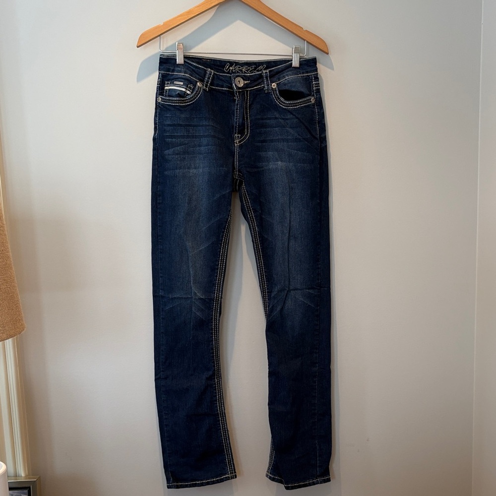 Dark Indigo Straight Leg Jeans